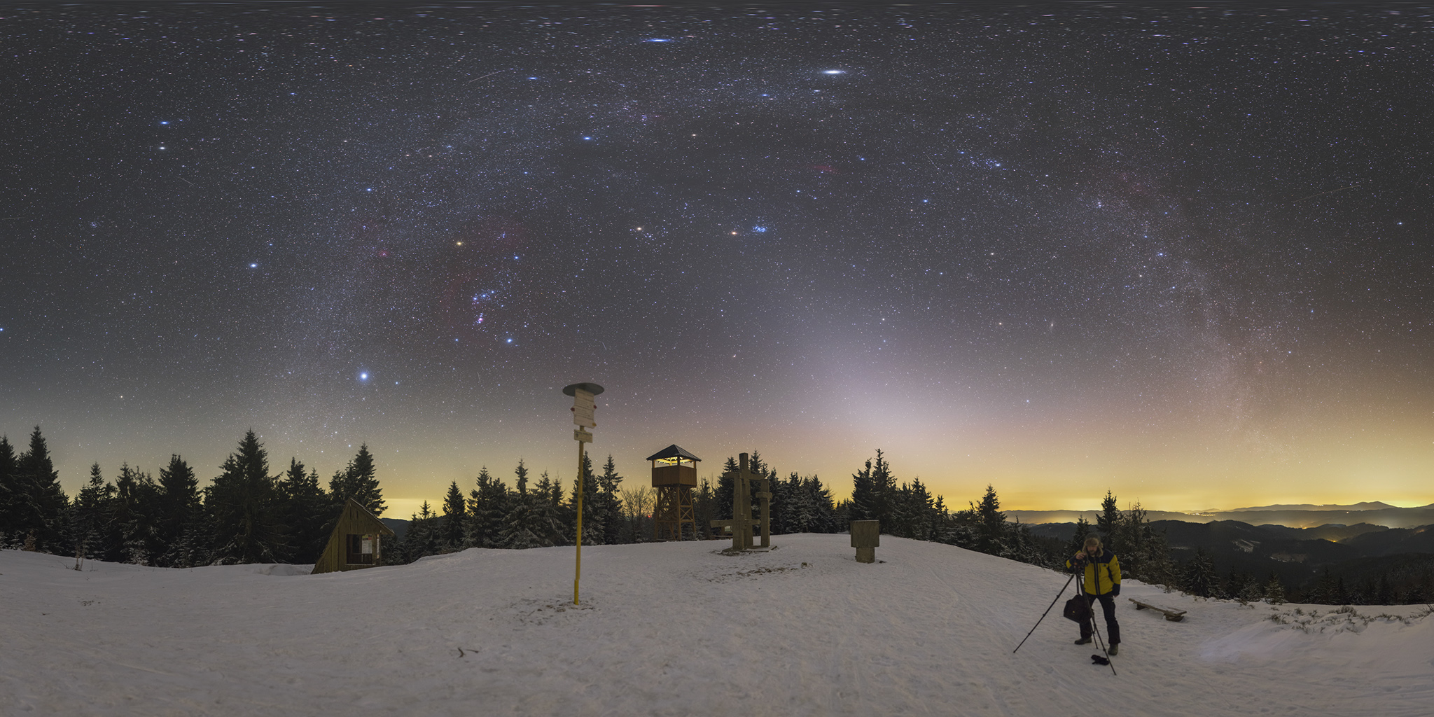 54 Stratenec viewpoint zodiacal light nightscapes Ondrej Kralik